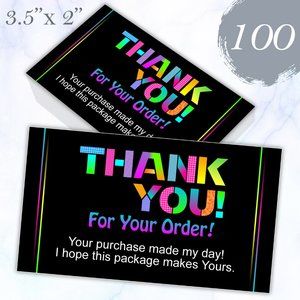 100 Thank You Cards